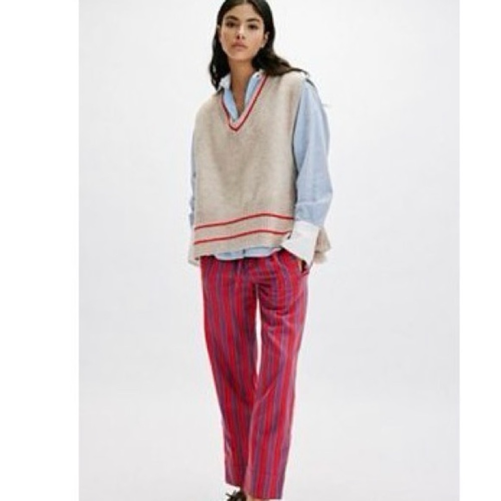 Free People All Star Stripe Poncho